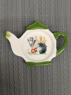 Подставка для чайных пакетиков, доломит, фигурная, 12х8.4 см, Daniks, Comely - фото 2 от пользователя