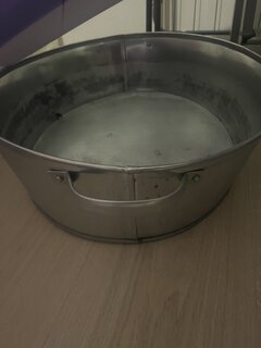Таз металл, оцинкованный, 27 л, овальный, с ручкой, Шуйская посуда - фото 4 от пользователя