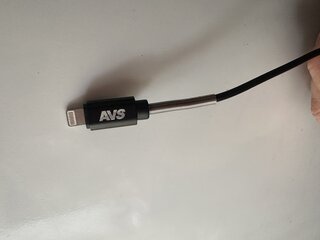 Кабель USB, AVS, IP-561S, Apple Lightning, 1 м, USB 2.0, усиленный, в пакете, черный, A40285S - фото 1 от пользователя