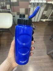 Бутылка питьевая 0.5 л, пластик, со шнурком, в ассортименте, Wowbottles, Health and Fitness, КК0420 - фото 4 от пользователя