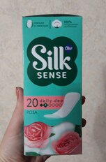 Прокладки женские Ola, Silk sense daily deo Бархатная роза, ежедневные, 20 шт - фото 7 от пользователя