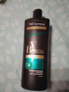 Шампунь TRESemme, Beauty-full Volume с коллагеном, для тонких волос, 400 мл - фото 5 от пользователя