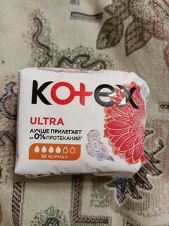 Прокладки женские Kotex, Ultra Dry&amp;Soft Normal, 10 шт, 4423 - фото 3 от пользователя