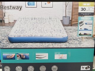 Матрас надувной Bestway, 203х152х30 см, 67836BW, насос встроенный, электрический, флокированный, с сумкой, 300 кг - фото 4 от пользователя