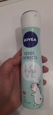 Дезодорант Nivea, Love Be Unique Яркая свежесть, для женщин, спрей, 150 мл - фото 5 от пользователя