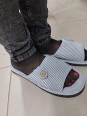 Тапки для мужчин, голубые, р. 42-43, открытые, А71-001-04 - фото 7 от пользователя