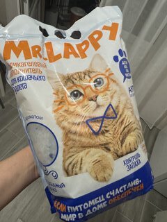 Наполнитель для лотка силикагелевый, 3.8 л, Mr.Lappy, Прохладный бриз - фото 3 от пользователя