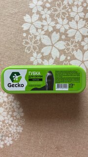 Губка для обуви черная, Homex, Gecko, 101319 - фото 6 от пользователя