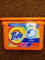 Капсулы для стирки Tide, Все в 1 Pods Color, 18 шт, капсула 24.8 г - фото 4 от пользователя