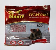 Родентицид Mr.Mouse, от грызунов, с эффектом мумификации, гранулы, 100 г - фото 6 от пользователя