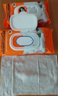 Салфетки влажные House Lux, 6 в 1, 80 шт, универсальные, с пластиковым клапаном, 48261 - фото 1 от пользователя