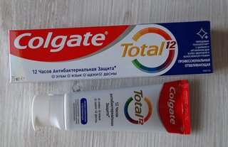 Зубная паста Colgate, Total 12 Профессиональная Отбеливающая, 75 мл - фото 7 от пользователя