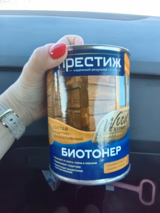 Пропитка Престиж, Биотонер, для дерева, тик, 0.9 л - фото 3 от пользователя
