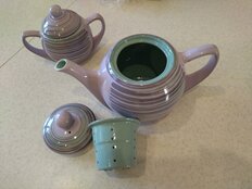 Чайник заварочный керамика, 1.2 л, с ситечком, Борисовская керамика, Лаванда Элегант, ЛАВ00014140 - фото 4 от пользователя