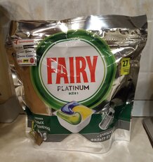 Капсулы для посудомоечной машины Fairy, Platinum All in One Лимон, 27 шт - фото 3 от пользователя