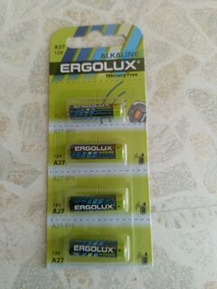 Батарейка Ergolux, А23 (MN21, 23A), Alkaline, щелочная, 12 В, блистер, 5 шт, 12296 - фото 8 от пользователя