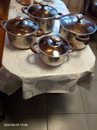 Кастрюля нержавеющая сталь, 5 л, с крышкой, крышка стекло, Daniks, Веллингтон, GS-01415-22CA, индукция - фото 8 от пользователя