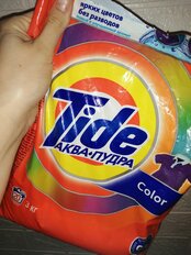 Стиральный порошок Tide, 3 кг, автомат, для цветного белья, Color Сибирские травы - фото 2 от пользователя