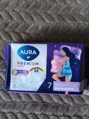 Прокладки женские Aura, Premium Night, ночные, 7 шт, 13123 - фото 1 от пользователя