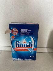 Соль для посудомоечной машины Finish, 1.5 кг - фото 7 от пользователя