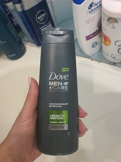 Шампунь Dove, Men Care Свежесть ментола, для всех типов волос, для мужчин, 250 мл - фото 6 от пользователя