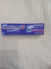 Зубная паста Blend-a-med, 3D White Бодрящая свежесть, 100 мл - фото 4 от пользователя