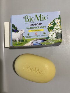 Мыло BioMio, Bio-Soap Литсея и бергамот, 90 г - фото 1 от пользователя