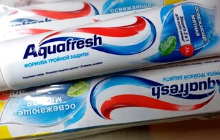 Зубная паста Aquafresh, Освежающе-мятная, 100 мл - фото 5 от пользователя