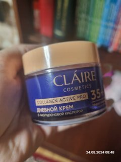 Крем для лица, Claire Cosmetics, Collagen Active Pro, дневной, 35+, 50 мл - фото 3 от пользователя