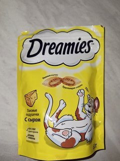 Корм для животных Dreamies, 60 г, для кошек, лакомство, с сыром, 52354 - фото 4 от пользователя