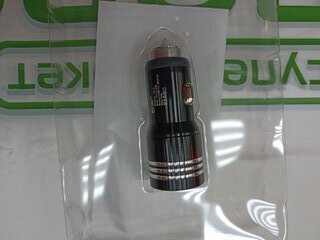 Автомобильное зарядное устройство Red Line, Tech 2 AC-5, USB, в прикуриватель, 2.4 А, черное, УТ000016521 - фото 2 от пользователя