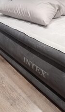 Кровать надувная Intex, 203х152х46 см, 64414NP, насос встроенный, электрический, флокированная, 272 кг - фото 5 от пользователя