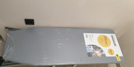 Доска гладильная 120х41 см, КСПУ-05-1, подставка для утюга, 3 м, HouseLoft, серая - фото 1 от пользователя