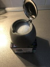 Сахарница 450 мл, фарфор, серая, Ф19-039E - фото 4 от пользователя