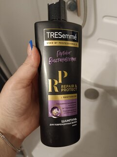 Шампунь TRESemme, Repair and Protect с биотином, для сухих и поврежденных волос, 400 мл - фото 1 от пользователя