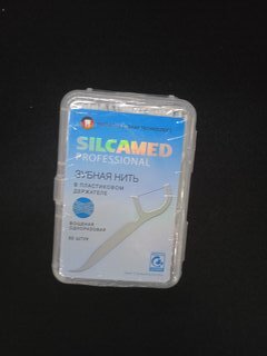 Зубная нить Silcamed, 50 шт, одноразовый в пластиковом держателе, 800011 - фото 3 от пользователя