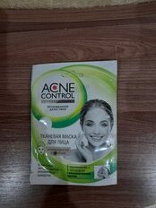 Маска для лица Acne Control, тканевая, очищающие, для всех типов кожи, 25 мл - фото 2 от пользователя