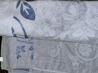 Простыня 1.5-спальная, 150 х 200 см, 100% хлопок, махровая, 350 г/м2, серая, 612, Вышневолоцкий текстиль, Цветы - фото 1 от пользователя