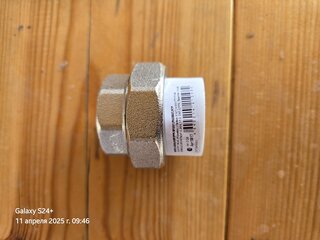 Муфта разъемная полипропилен, d25х1&quot;, внутренняя резьба, белая, РосТурПласт - фото 9 от пользователя