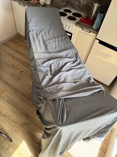 Постельное белье 2-спальное, простыня 220х240 см, 2 наволочки 70х70 см, пододеяльник 180х215 см, Verossa, сатин, Melange Indigo 2027 - фото 2 от пользователя