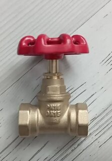 Вентиль для воды, 1/2&quot;, г-г, красный, AquaLink - фото 2 от пользователя