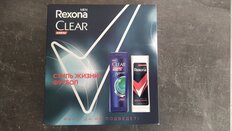 Набор подарочный для мужчин, Rexona, Men, шампунь + гель для душа - фото 3 от пользователя