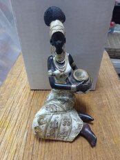 Фигурка декоративная Африканка, 15 см, Y4-3840 - фото 3 от пользователя