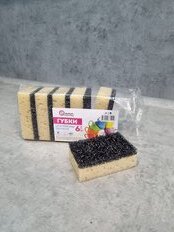 Губка для антипригарных поверхностей, 6 шт, Марья Искусница - фото 2 от пользователя
