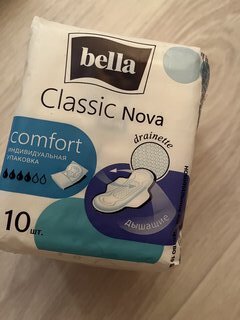 Прокладки женские Bella, Nova Classic Comfort Drainette Air, 10 шт, BE-012-RW10-E08 - фото 5 от пользователя