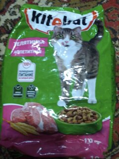 Корм для животных Kitekat, 350 г, для взрослых кошек, сухой, аппетитная телятинка, пакет, 10132145 - фото 7 от пользователя