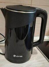 Чайник электрический Lofter, B04-2, черный, 2 л, 1500 Вт, скрытый нагревательный элемент, металл - фото 9 от пользователя