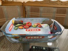 Форма для запекания стекло, 25х39х7 см, 3.8 л, прямоугольная, Pyrex, Irresistible, 409B000/7046 - фото 6 от пользователя