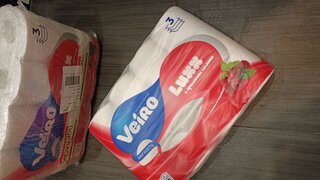 Туалетная бумага Veiro, Luxx, Малина, 3 слоя, 12 шт, 17 м, с втулкой - фото 4 от пользователя