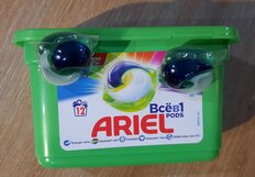 Капсулы для стирки Ariel, Pods Все-в-1 Color, для цветного белья, 12 шт, капсула 27 г - фото 2 от пользователя